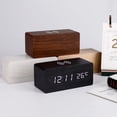 thumbnail image 1 of Digital Alarm Clock for Kids Digital Clock Large Display Alarm Clocks for Living Room Decor Wooden Wireless Charging Bedside Clocks for Bedroom Kids Alarm Clock Radios for Bedroom Table N, 1 of 7