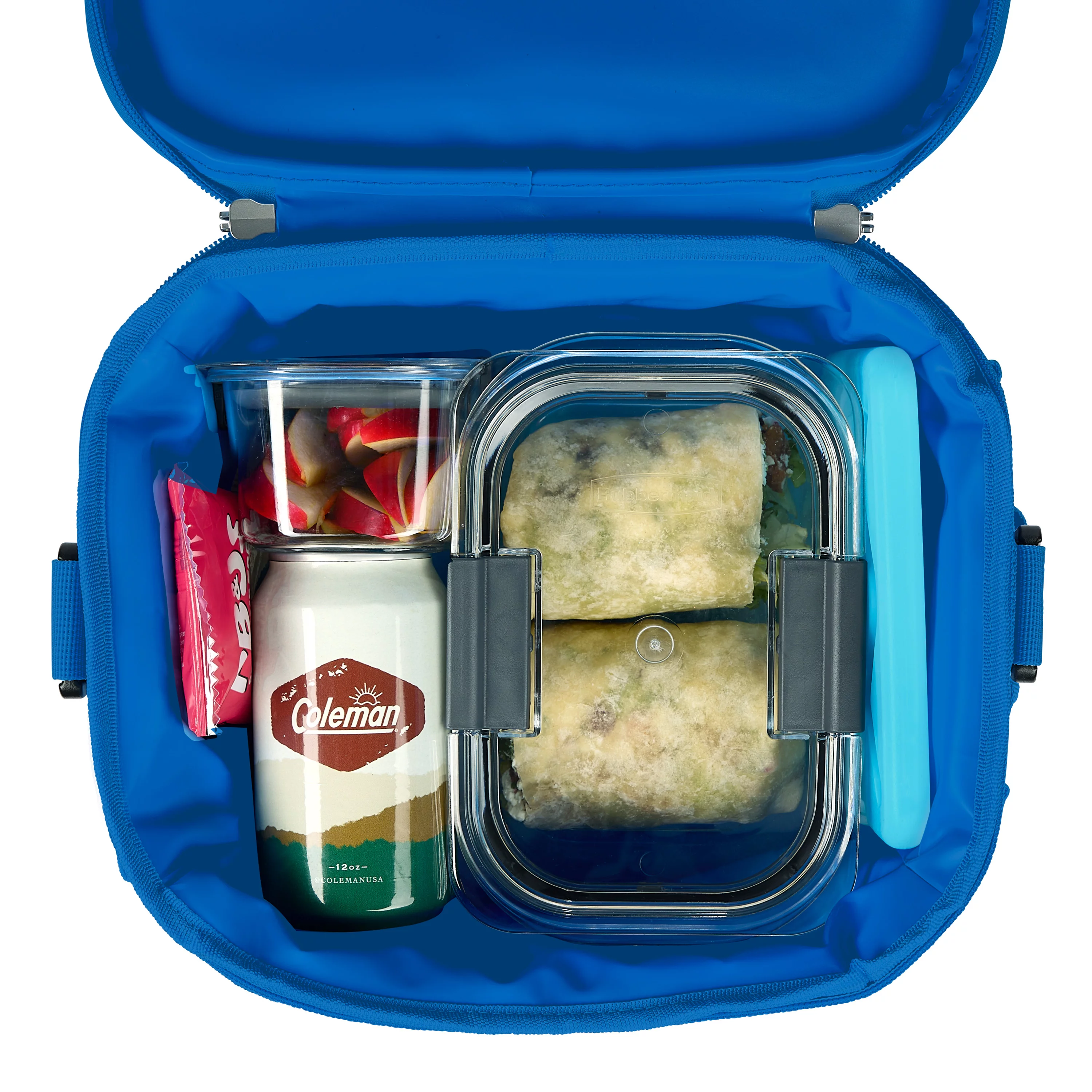 Coleman Pro 24 Can Premium Soft Cooler Lunchbox, 8.5 L (9 qt) Fully Insulated Lid & Body Stays Cold up to 35 Hours, Great for Camping, Parties, Sports, Concerts, Lunches & More