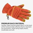 thumbnail image 4 of Flame Retardant Anti-Cut Safety Work Gloves Fire-Proof Heat Insulated Emergency Rescue ,Widely Used, 4 of 6