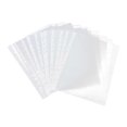 thumbnail image 1 of MasteelfCA 100pcs Sheet Protectors Clear Design A4 11 Hole Paper Cover Loose Leaf Protector Paper File Protect Bag (Thicker 8C for Important Document), 1 of 7