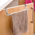 thumbnail image 1 of Tyidzon Stainless Steel Towel Rack Kitchen Bathroom Towel Hanging Bar Cabinet Door Back Hanging Rack, 1 of 2