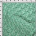 thumbnail image 4 of oneOone Georgette Viscose Green Fabric Asian Block Sewing Craft Projects Fabric Prints By Yard 42 Inch Wide, 4 of 4