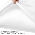 thumbnail image 4 of PiccoCasa 100% Cotton Body Pillowcases Soft Envelope Closure White 20"x54", 4 of 7