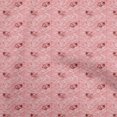 thumbnail image 1 of oneOone Georgette Viscose Red Fabric Ocean Wave Craft Projects Decor Fabric Printed By The Yard 42 Inch Wide, 1 of 4