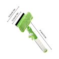thumbnail image 4 of Plastic Spraying Window Glass Brush Hand Held Adjustable Dual Adjustable Dual Side Rotatable Indoor Cleaning Brushes Tool Accessories Green, 4 of 7