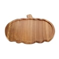 thumbnail image 2 of Way to Celebrate Harvest Collection Pumpkin Wood Tray, 2 of 9