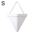 thumbnail image 2 of Simple Container Iron Vases Ceramic Self Water-Absorbing Planter Nordic Succulent Plant Wall Mounted Flowerpot, 2 of 7