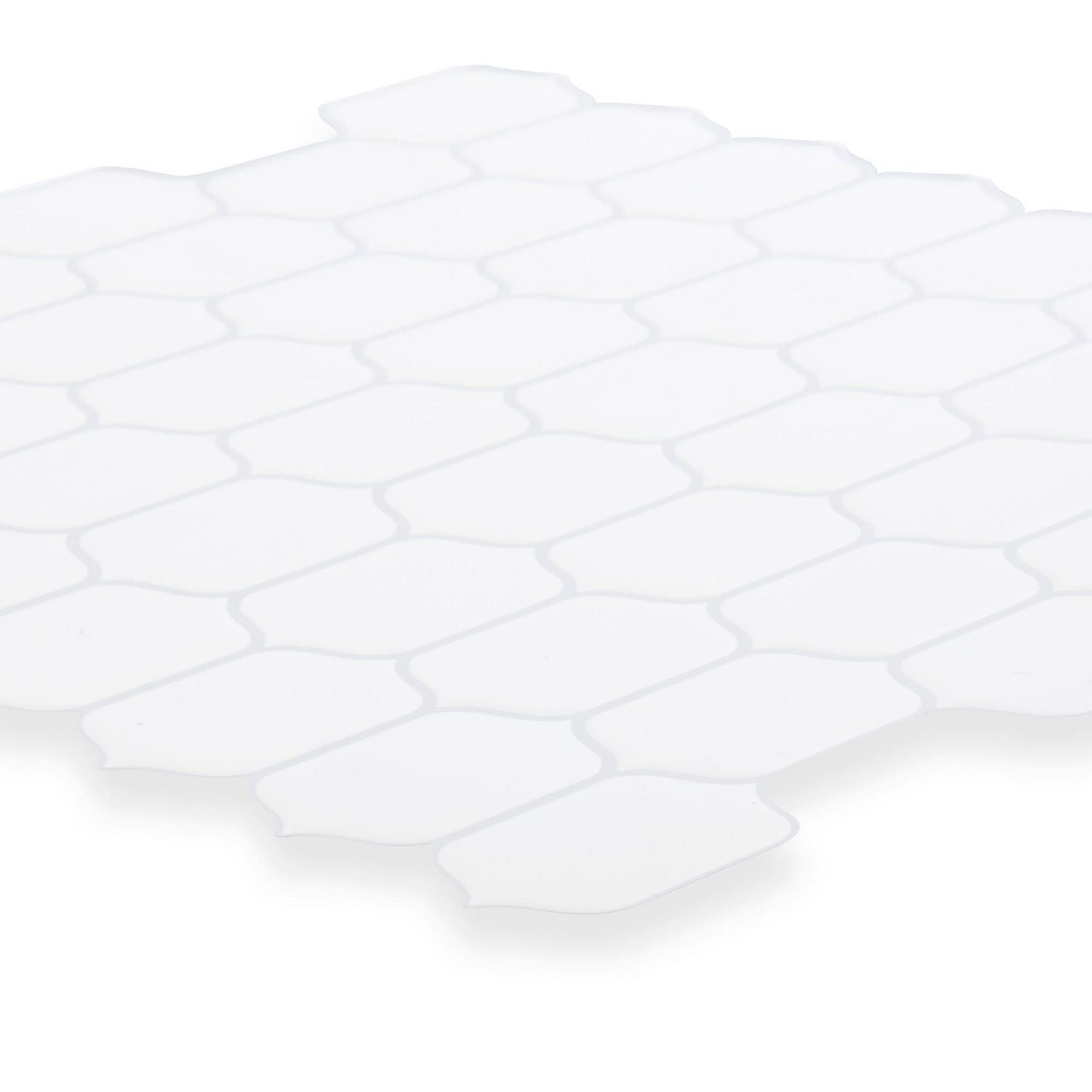 Truu Design Decorative Self-Adhesive Peel and Stick Backsplash Oval Wall Tiles