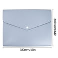 thumbnail image 3 of New A4 Organ Bag 5 Folder Storage Bag Horizontal Portable Thickened File Bag, 3 of 3