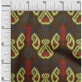 thumbnail image 1 of oneOone Cotton Poplin Fabric Swirl & Paisley Ikat Print Sewing Fabric BTY 42 Inch Wide, 1 of 4