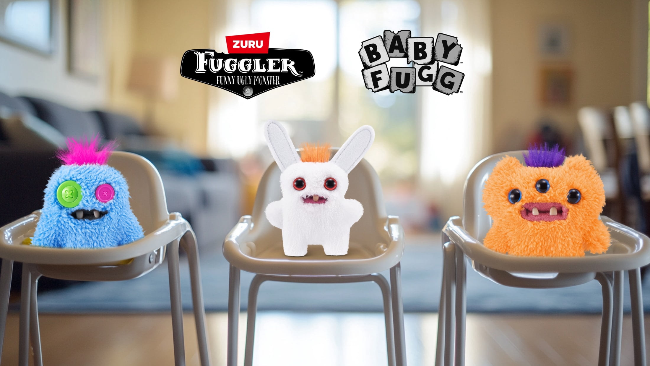 Fuggler Baby Fuggs 3,5 pouces Série 4 de ZURU, Funny Ugly Monster Jouet en peluche