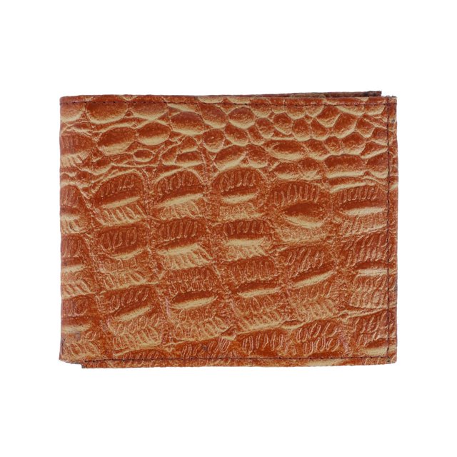 CTM® Portefeuille à Deux Volets à Imprimé Alligator (Hommes)