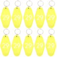 thumbnail image 1 of MesaSe 10 Pcs Key Tags Vintage Motel Keychain Fade-resistant Smooth Surface Long-lasting DIY Crafts Ornament, 1 of 10