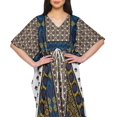 thumbnail image 3 of Moomaya Kaftan de Plage, Paréo de Bikini, Robe Longue Maxi Caftan pour Femmes, 3 of 6