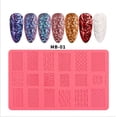 thumbnail image 1 of TopLLC Nail Art Printing Template Plastic Template Relief Nail Art, 1 of 3