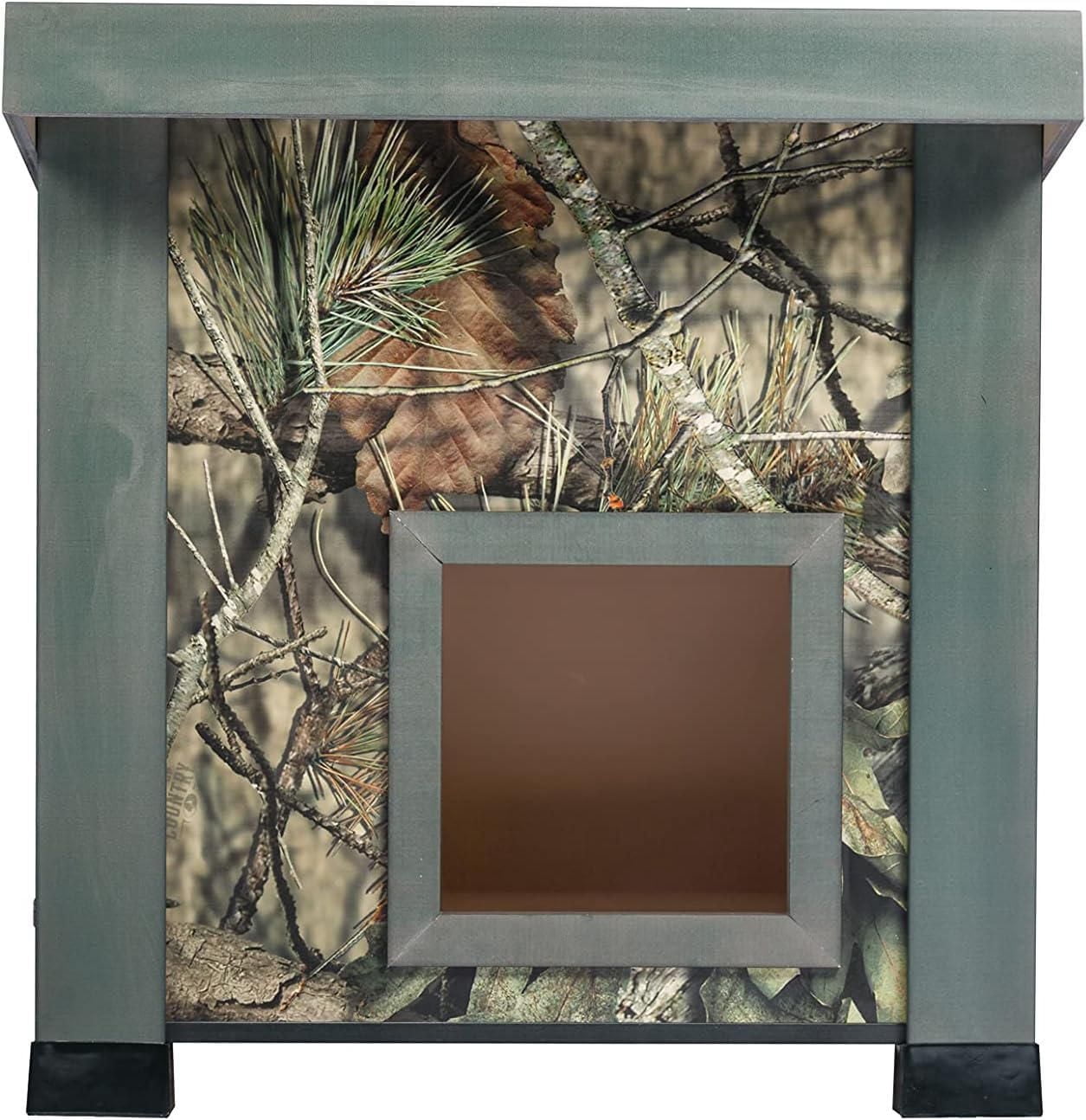New Age Pet EcoFlex Mossy Oak Feral Outdoor Cat Shelter