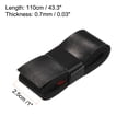 thumbnail image 3 of Unique Bargains 43.3' Non-Slip PU Tennis Racket Overgrip Tape Wraps with Hole Black 6 Pack, 3 of 7