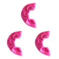 thumbnail image 2 of relayinert Lot de 2 Housses de Patins à Glace Élastiques Protège-Chaussures à Roulettes Unisexe Réutilisables Lavables Portatives Protection de Patinage Fournitures Rose 3Ensemble, 2 of 6