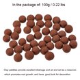 thumbnail image 3 of Uxcell Galets d'Argile 7-8 mm 0,22 Lb Boules de Jardinage en Pot pour Culture Hydroponique Brun, 3 of 5