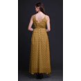 thumbnail image 4 of Bimba Tie-Dye Dames Longue Robe à Imprimé Floral Spaghetti Sangle V Cou Maxi Plage Porter-Petit, 4 of 5