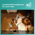 thumbnail image 2 of PHILIPS 8.8W 75W ST19 Medium Base Daylight LED Light Bulbs - Clear Glass, 2 Pack, 2 of 5