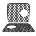 thumbnail image 2 of Binwennn Countertop Dish Rack Self Draining Dish Rack Silicone Kitchen Protector Mat Folding Heat Non Kitchen Mats Grid Accessory Grey For Bottom Of Farmhouse Stainless Steel Porcelain, 2 of 8