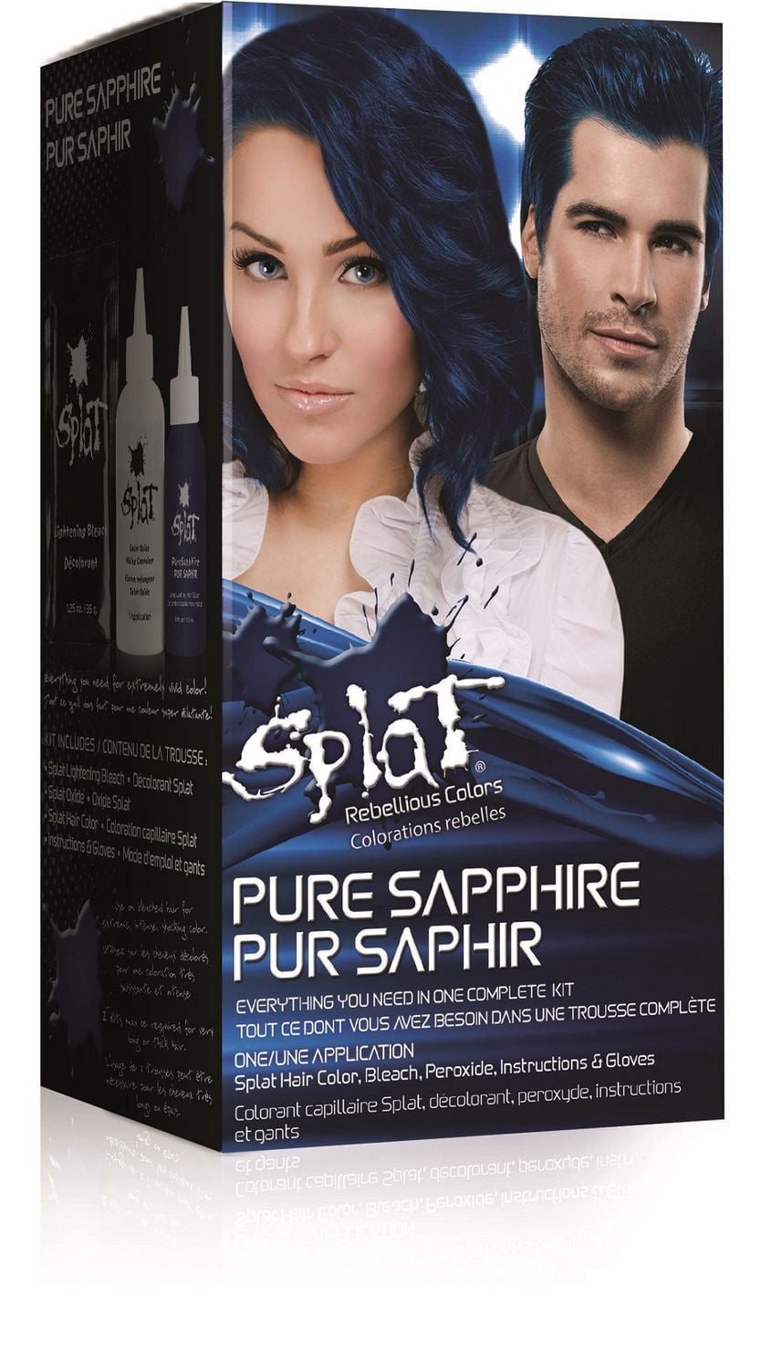 Couleur Saphir Pur Splat