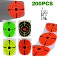 thumbnail image 2 of Self Adhesive Shooting Targets Paper,Bright Fluorescent Shooting Targets for Range F0K1, 2 of 9