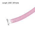 thumbnail image 2 of Unique Bargains 26 Yards Mesh Tube 3/8 Inch Decor Tubing Flex for Wreath,DIY Craft Pink, 2 of 3
