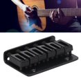 thumbnail image 4 of Guitar Fixed Saddle Bridge, 6 String Beautiful Looking Robust Decorative Guitar Hardtail Bridge Set  For Maintenance Silver,Black,Gold, 4 of 8