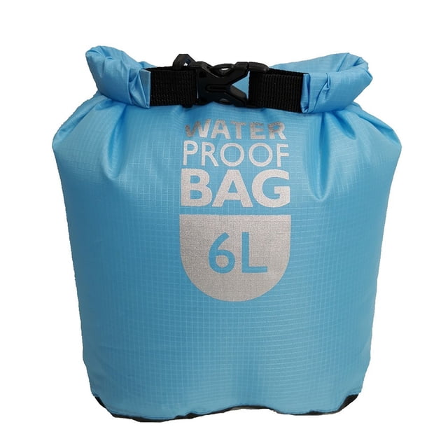 Sac Étanche Sec 6L12L pour Extérieur Natation rafting kayak Bateau Sac de Rangement