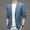 c01Blue, variant on LNWUY (L-5XL) Big and Tall Men's Casual Blazer Linen Sport Coat Two Button Lightweight Jackets Business Daily Suit Gray L