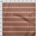 thumbnail image 3 of oneOone Polyester Lycra Fabric Leaves & Lotus Block Fabric Prints By Yard 56 Inch Wide, 3 of 4