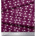 thumbnail image 2 of Soimoi Poly Georgette Fabric Cloud,Fish & Yacht Nautical Print Fabric by Yard 52 Inch Wide, 2 of 3