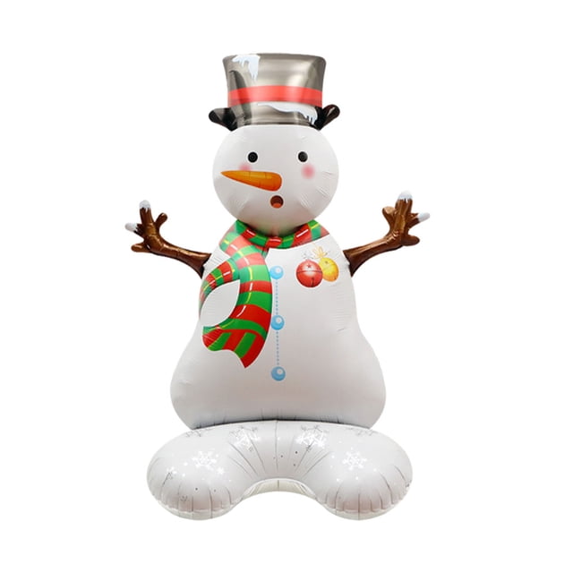 Baohd Vertical Balloon Christmas Decoration Inflatable 4D Elderly Reindeer Christmas Tree Super Large Balloon