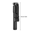 thumbnail image 2 of Hearth & Gear Selfie Stick & Phone Tripod Portable Selfie Fill Light Portable Travel Tripod With Remote Compatible With Android/ Blue Tooth Remote Control Camera 27.6inch Stretch Length Emergency, 2 of 3
