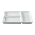 thumbnail image 1 of Better Homes & Gardens White Porcelain Rectangular Divided Tray, 9 x 10, 1 of 5