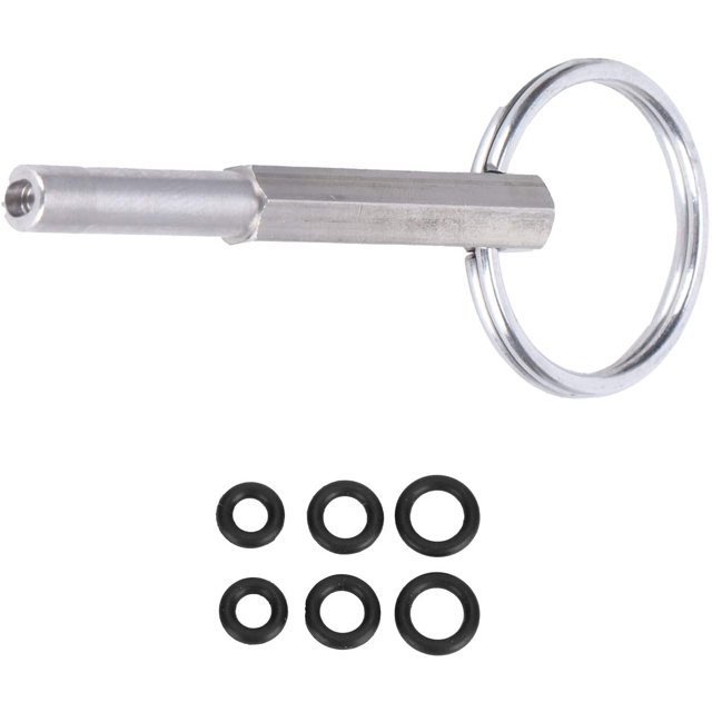 Oval Head Bit Key, Coffee Machine Opening Repair Tool Key with Gaskets for Jura Capresso