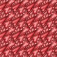 thumbnail image 1 of Ahgly Company Tapis d'Intérieur Lavables à la Machine, Carrés, Transitionnels, Rouges, 5 Pieds Carrés, 1 of 7