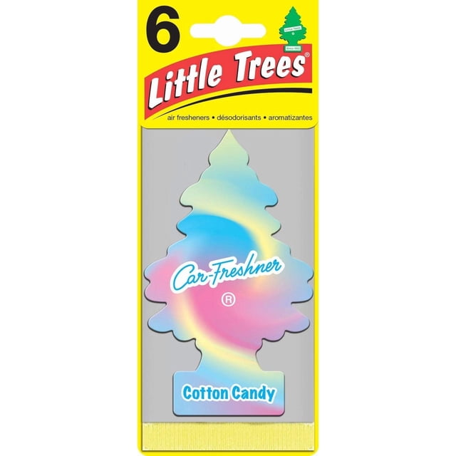 LITTLE TREES air freshener Cotton Candy 6-Pack