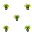 thumbnail image 2 of Decodeary Green Eco-friendly Artificial Money Tree In Pot Long-lasting Durability Realistic Appearance yellow babysbreath 5Set, 2 of 6