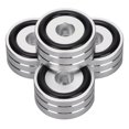 thumbnail image 1 of Speaker Cone Base Pads, Install And Use Vibration Proof 40x20mm Speaker Spikes Base Mat  For  For Recorder For DVD Player Silver, 1 of 8