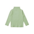 thumbnail image 4 of Yeahdor Chandails Thermiques à Manches Longues pour Garçon Fille, Doublés en Molleton, Couche de Base de Compression, T-Shirts à Col Rond, T-Shirts Doux, Vert 140, 4 of 8
