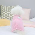 thumbnail image 4 of CBFFDC Pet Care Clothes Pet Recovery Suit Embroidered Cartoon Design Button Closure Sleeveless Lick Breathable Puppy Rehabilitation, 4 of 6