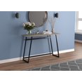 thumbnail image 1 of Safdie & Co. Table Console 45L Taupe Foncé 1 Êtagère Metal Noir, 1 of 4