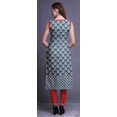 thumbnail image 4 of Bimba Tuniques Droites pour Femmes Imprimées Sans Manches Kurti Décontractée Robe Petite, 4 of 5