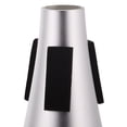 thumbnail image 2 of Trumpet Practice Mute Straight Trumpet Mute Accessory Lightweight Trumpet Mute Trumpet - Silver, 2 of 9
