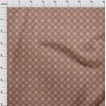 thumbnail image 4 of oneOone Georgette Viscose Brown Fabric Asian Traditional Block Sewing Craft Projects Fabric Prints By Yard 42 Inch Wide, 4 of 4