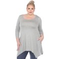 thumbnail image 1 of White Mark Tunique Makayla pour Femmes à Manches 3/4, 1 of 5