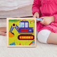 thumbnail image 2 of Wooden Jigsaw Puzzle Games Children Early Education Learning Age 4+ Vehicle, 2 of 7